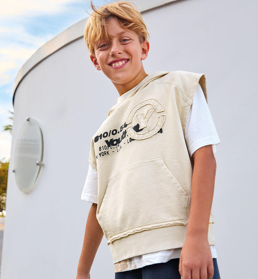 Gilet felpa smanicata - IDo