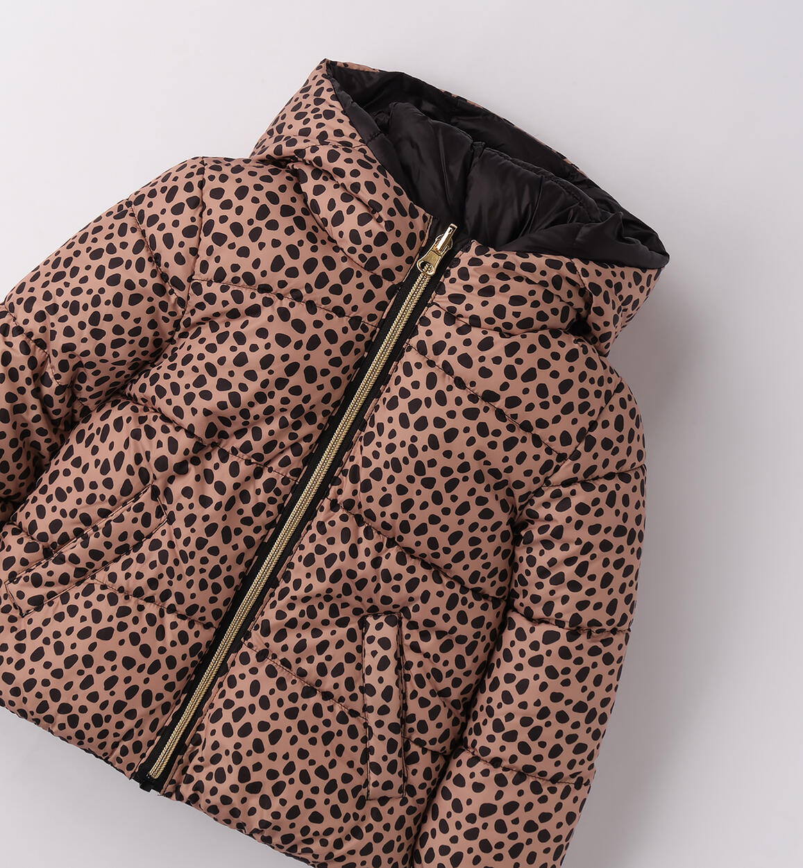 Giubbotto invernale leopardato reversibile - I Do