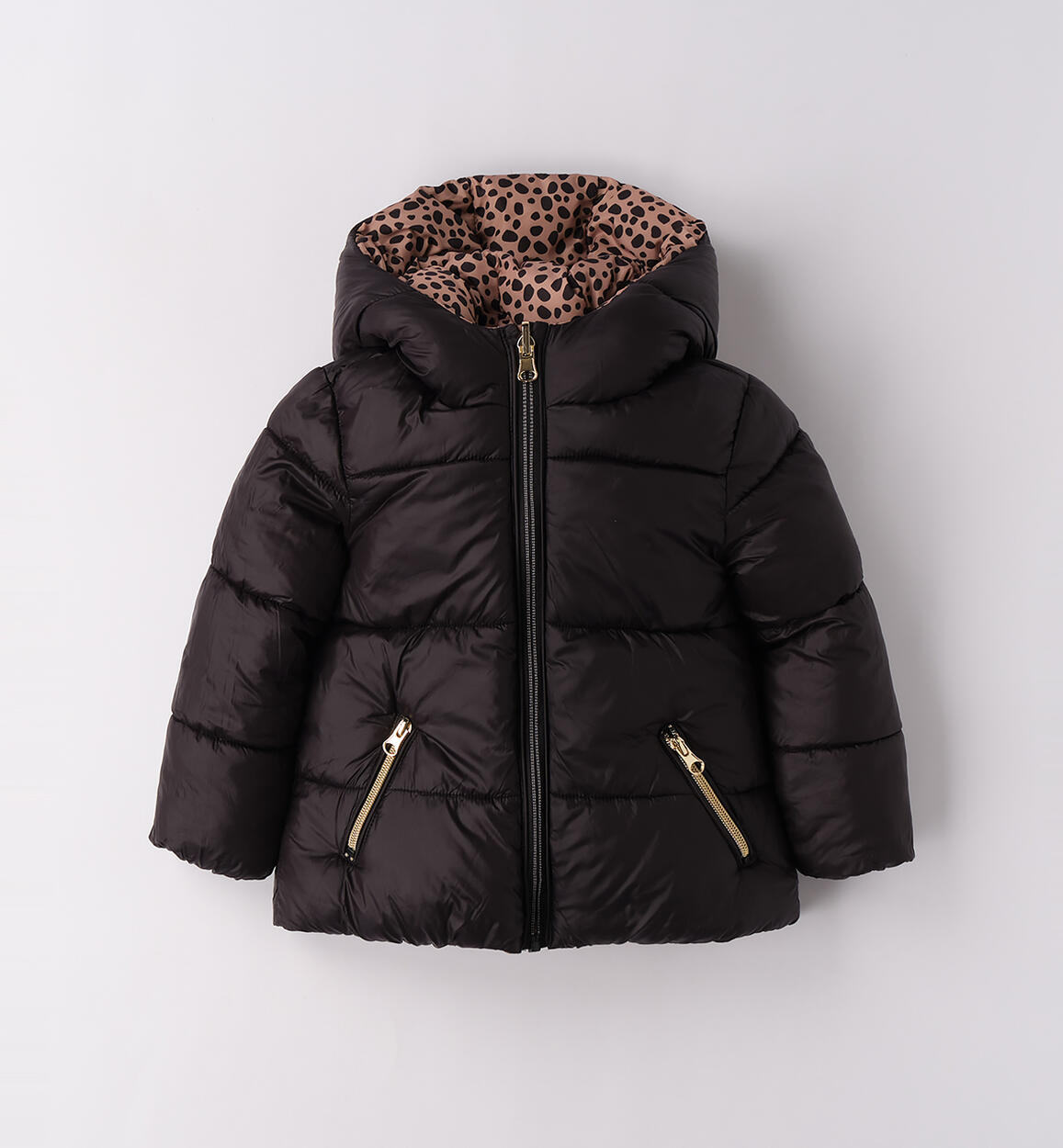 Giubbotto invernale leopardato reversibile - I Do