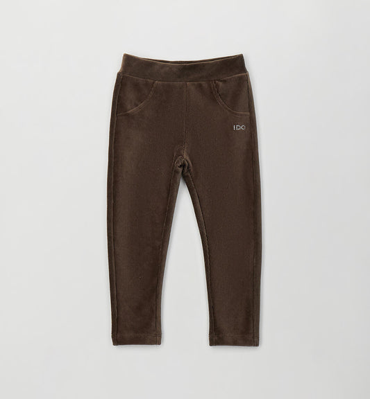 Leggings in velluto marrone - IDo