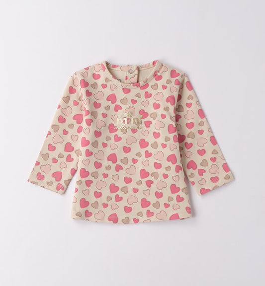 Maglietta cuori rosa - I Do