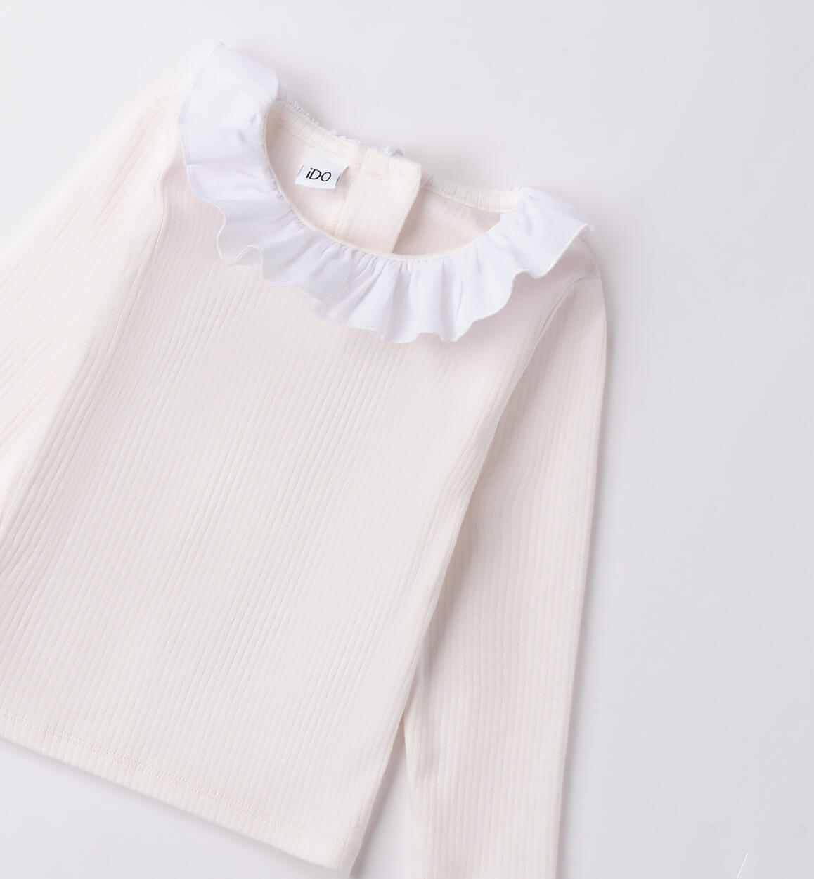 Maglia con colletto bianca - I Do