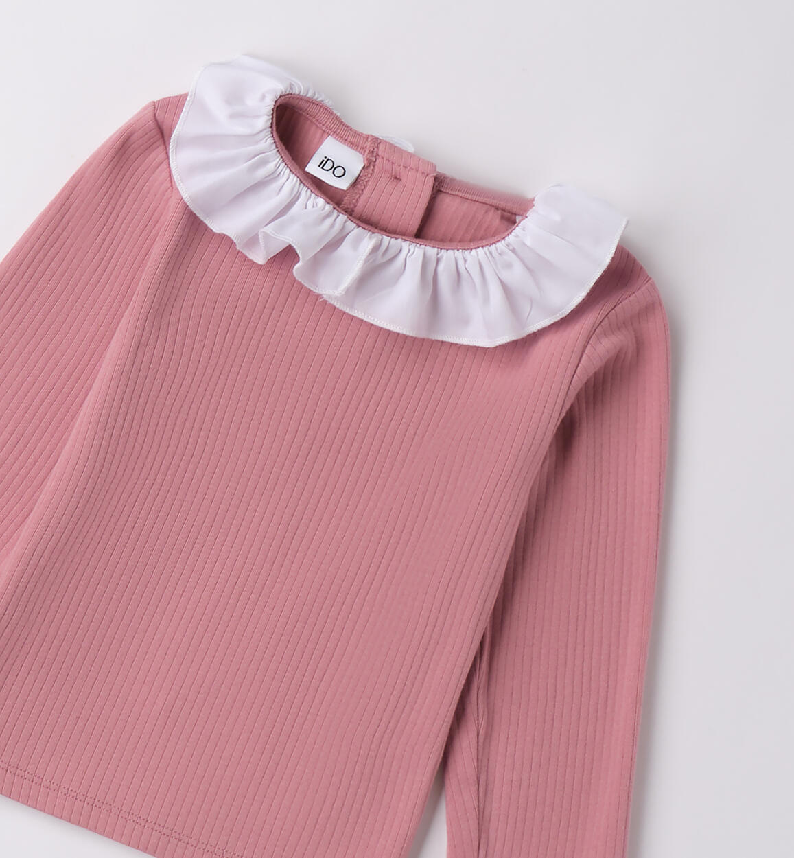 Maglia con colletto rosa - I Do