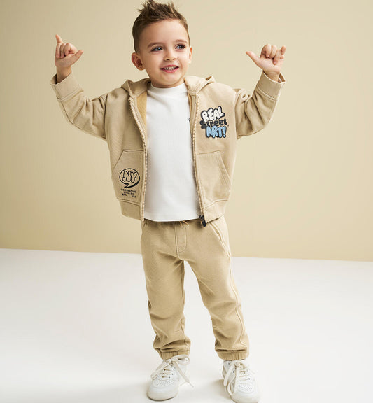 Tuta beige con scritte - I Do