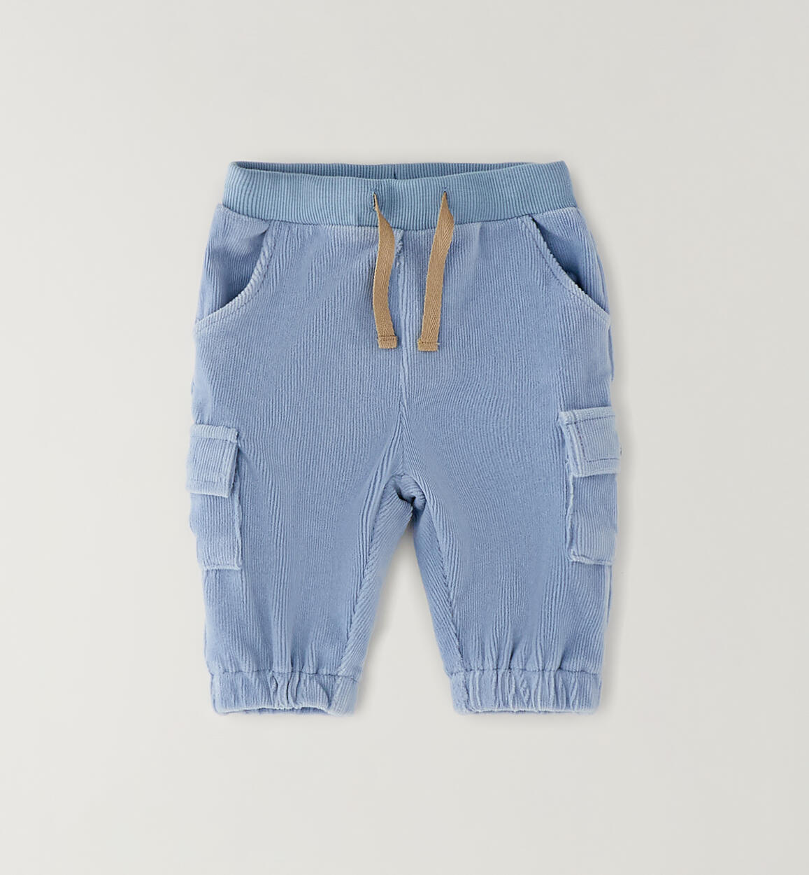 Pantaloni in velluto turchese - IDo