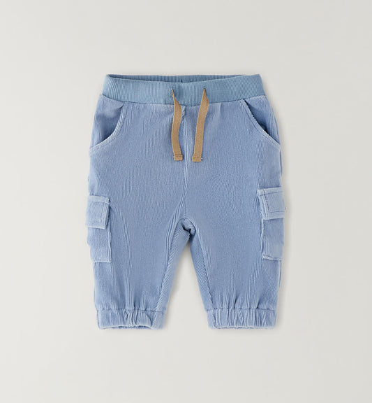Pantaloni in velluto turchese - IDo