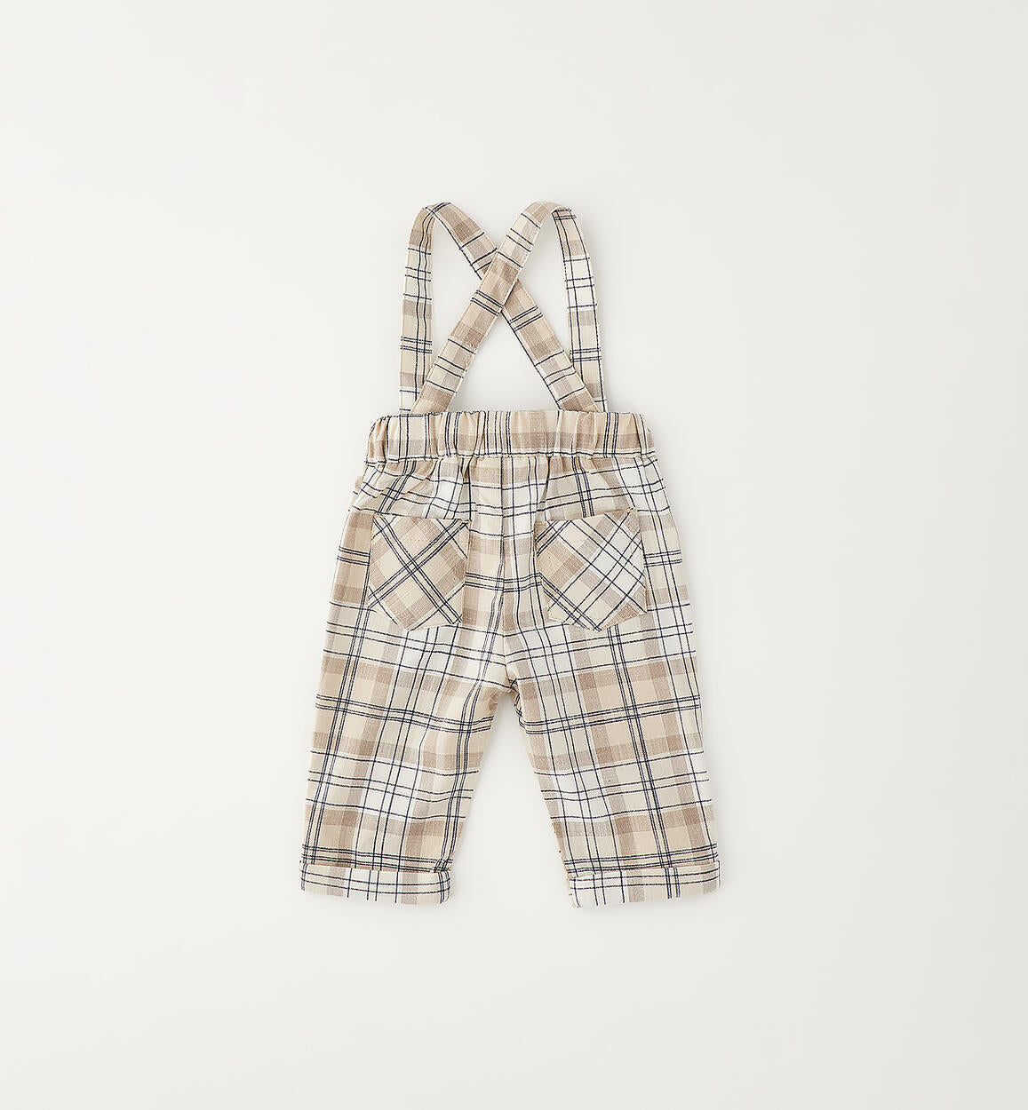 Pantaloni cerimonia check beige - IDo