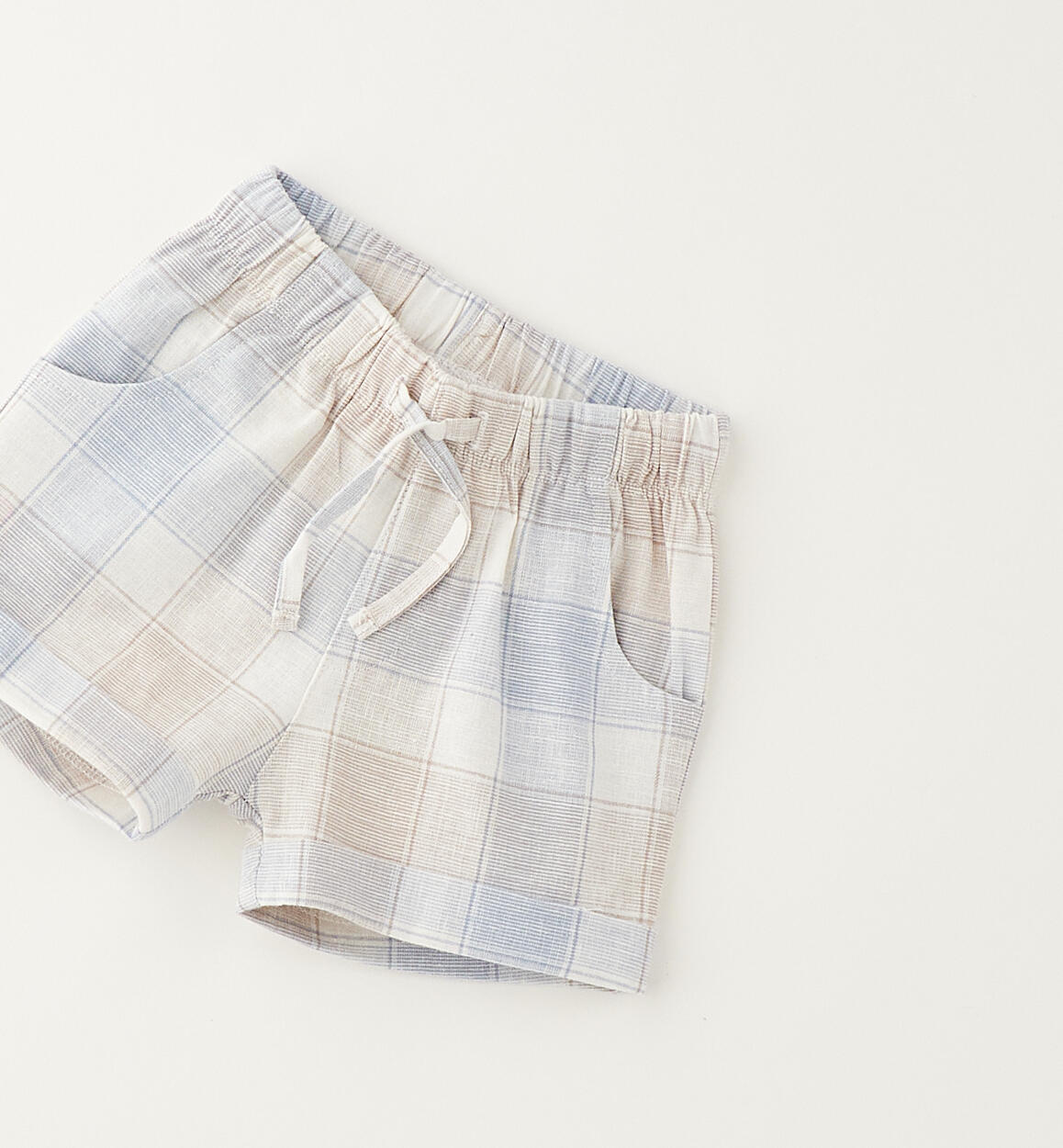 Short check azzurro - IDo
