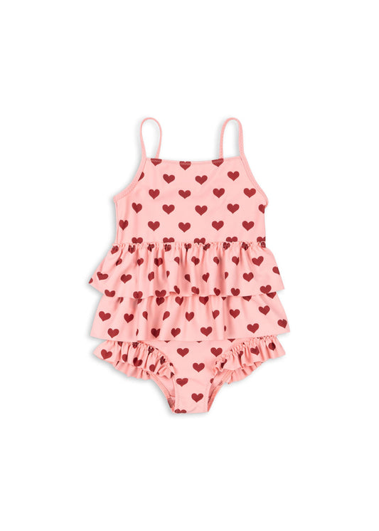 Costume da bagno coeur rosa - Konges Slojd