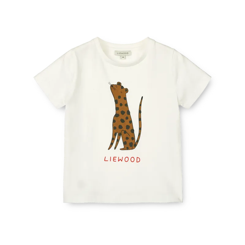 T-shirt Leopard Shortsleeve Rib - LIEWOOD