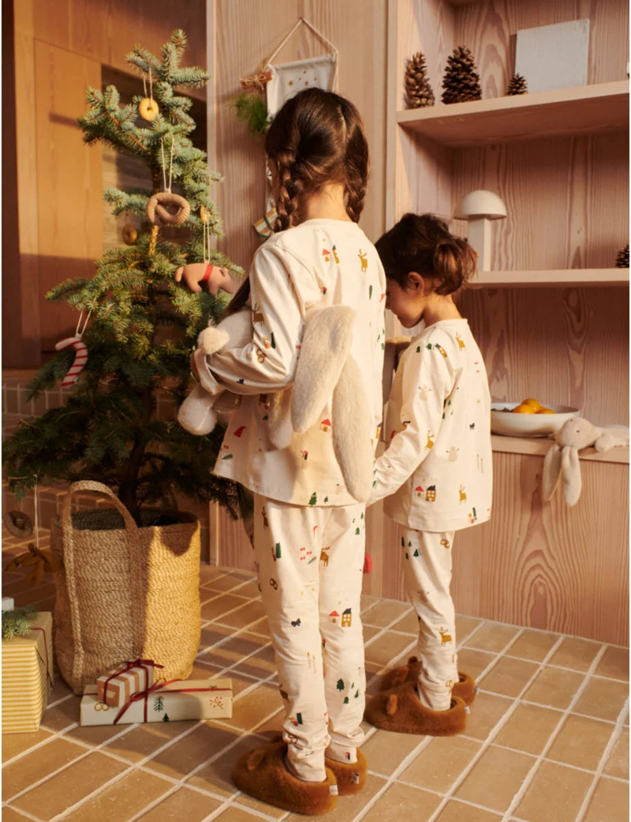 Liewood Set pigiama Wilhelm Holiday / Sandy - Liewood