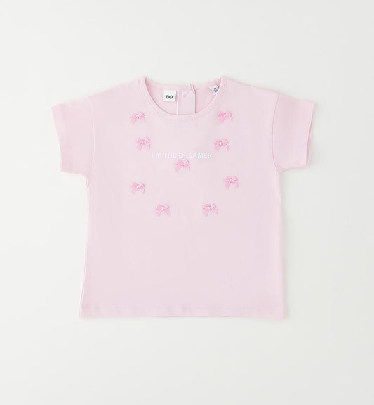 T-shirt bambina 100% cotone fiocchi - IDo