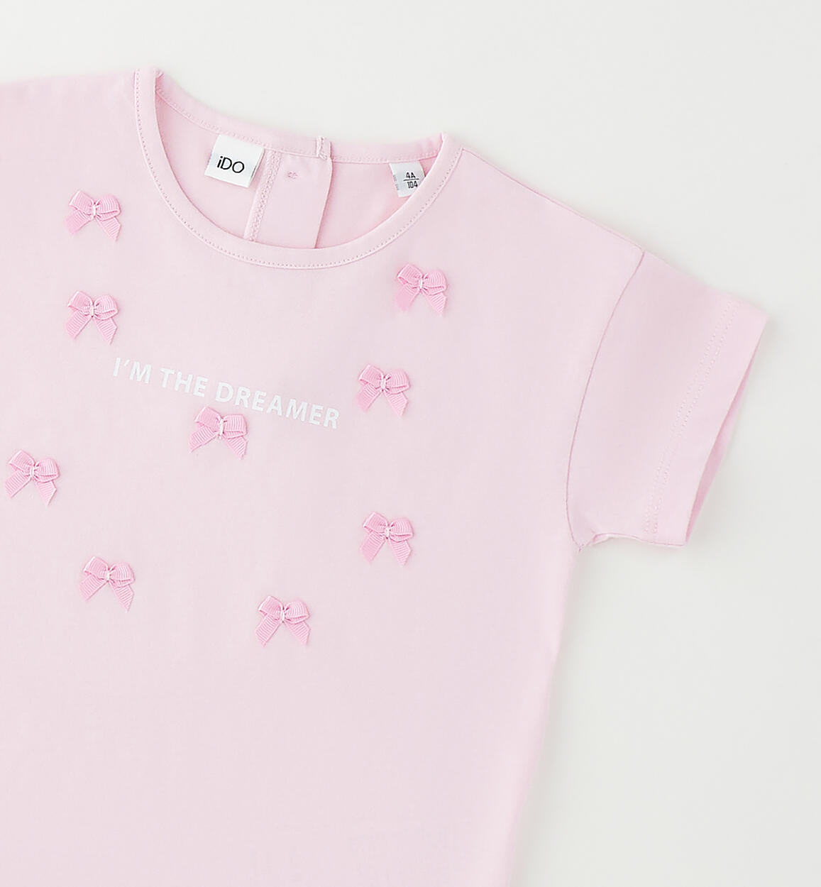 T-shirt bambina 100% cotone fiocchi - IDo