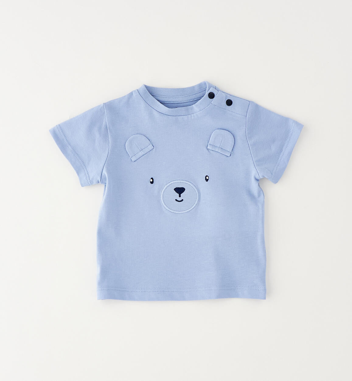 T-shirt azzurra orsetto - IDo