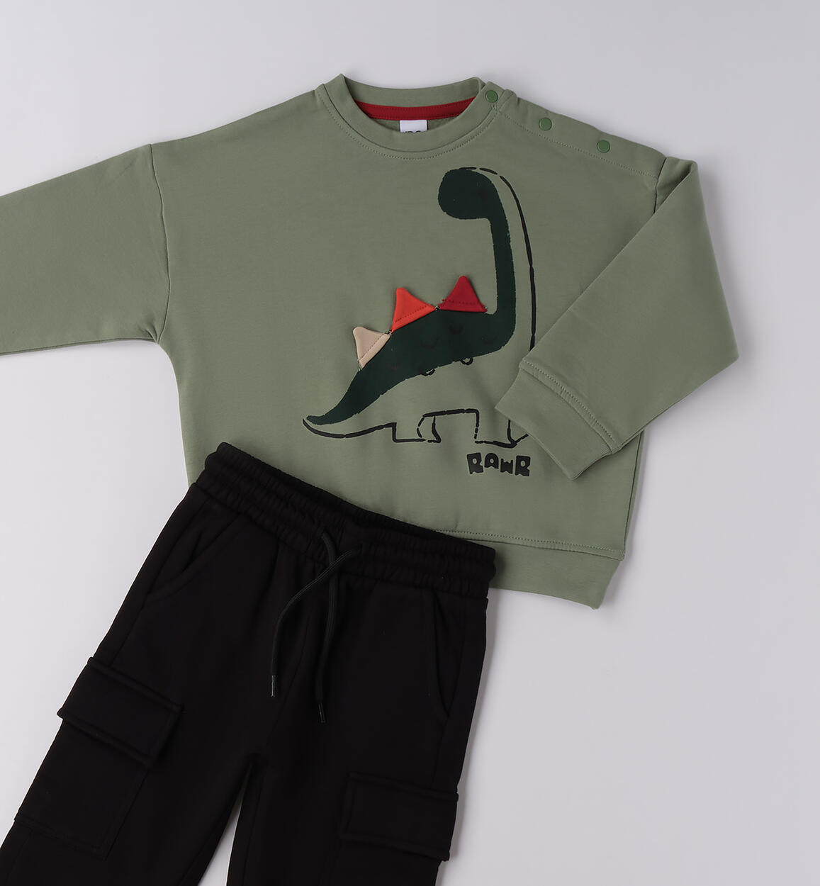 Tuta dinosauro verde salvia - I Do