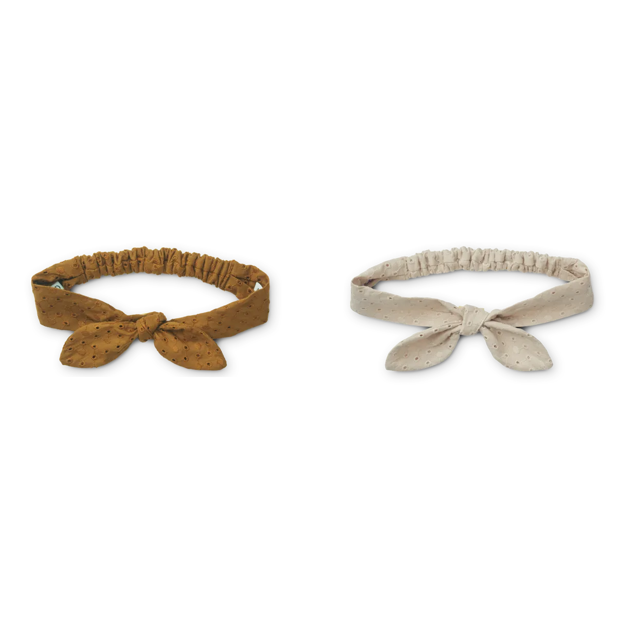 Set of 2 caramel/cream headbands - LIEWOOD