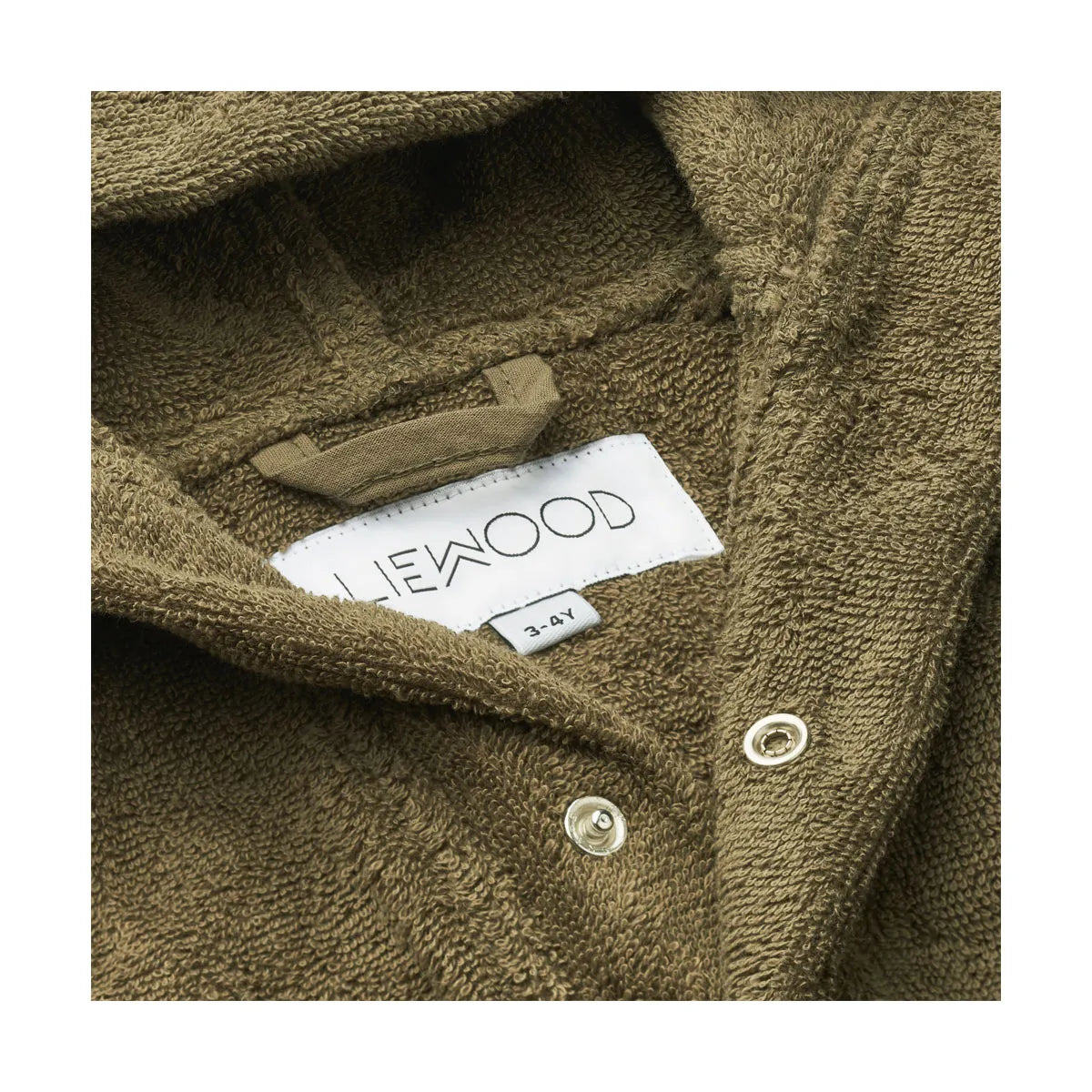 Mr Bear khaki bathrobe - LIEWOOD