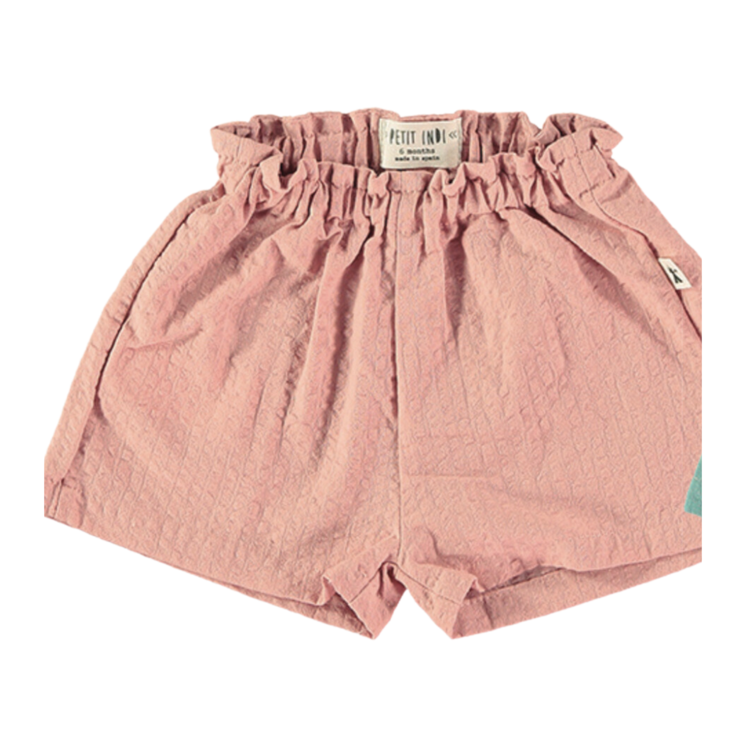 Shorts goffrati malva - Petit Indi